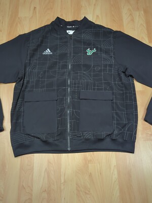 Very cool adidas USF south florida bulls player team issued jacket XLT excellent
