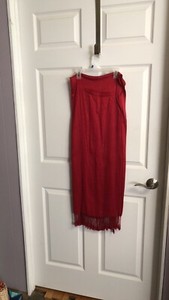 Red Ladies’ Pashmina Scarf Wrap