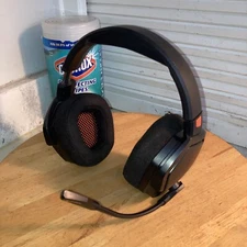 NUBWO Black Orange Wireless Gaming Headset with Microphone G06 - BT, Light Use