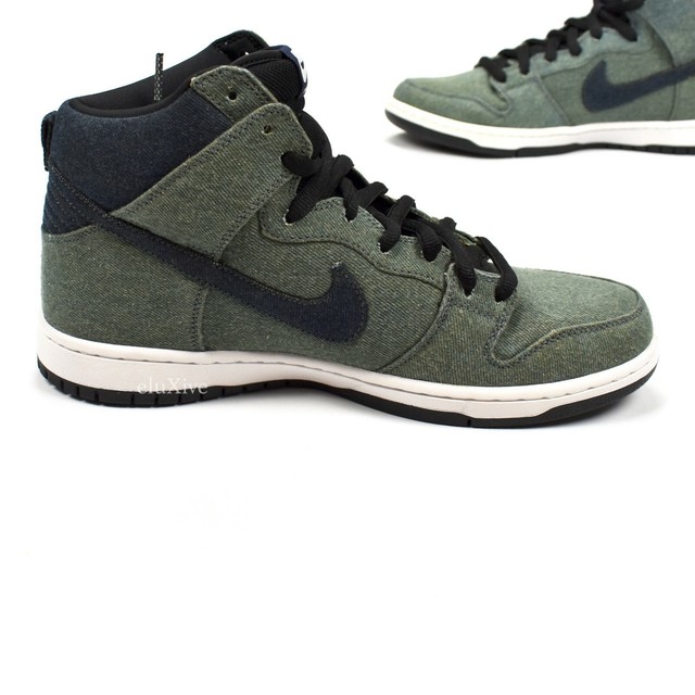 NWT Nike Dunk High Pro SB Denim Blue Jeans Men's Sneakers 10.5 DS 2010 AUTHENTIC | eBay