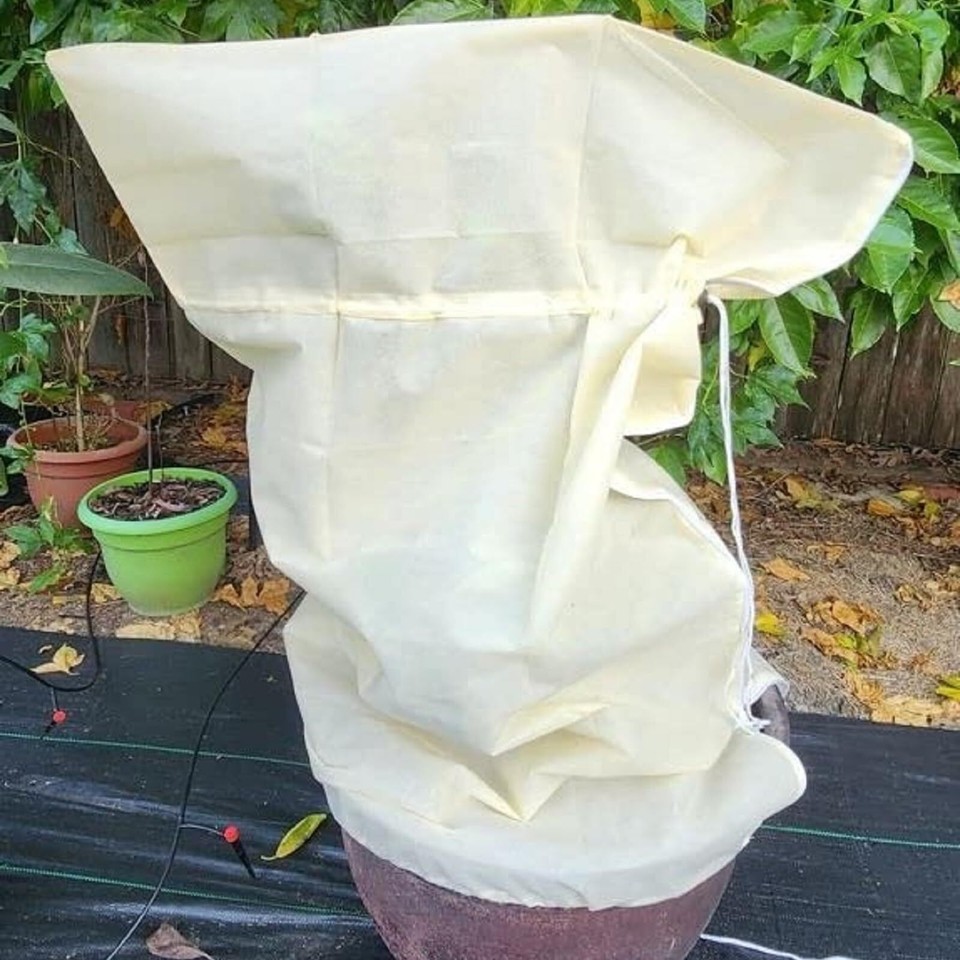 2 Packs Upgrade Plant Cover Freeze Protection 47"X71" Large Thicken