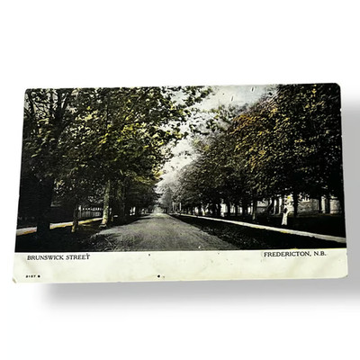 Postcard Brunswick Street Fredericton New Brunswick Canada D35