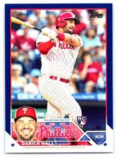 2023 Topps Series 1 #209 Darick Hall Philadelphia Phillies Royal Blue RC