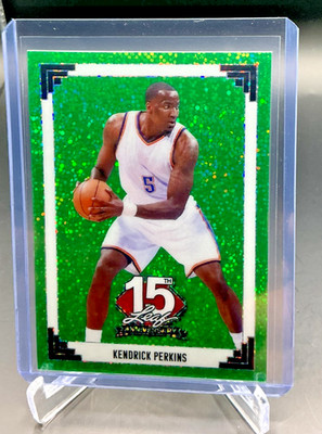 2025 Leaf 15th NSCC National 1991 KENDRICK PERKINS Green Sparkles 5/6