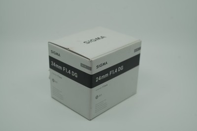 BOX : Sigma  24mm F/1.4 DG HSM Art Lens (Canon EF)