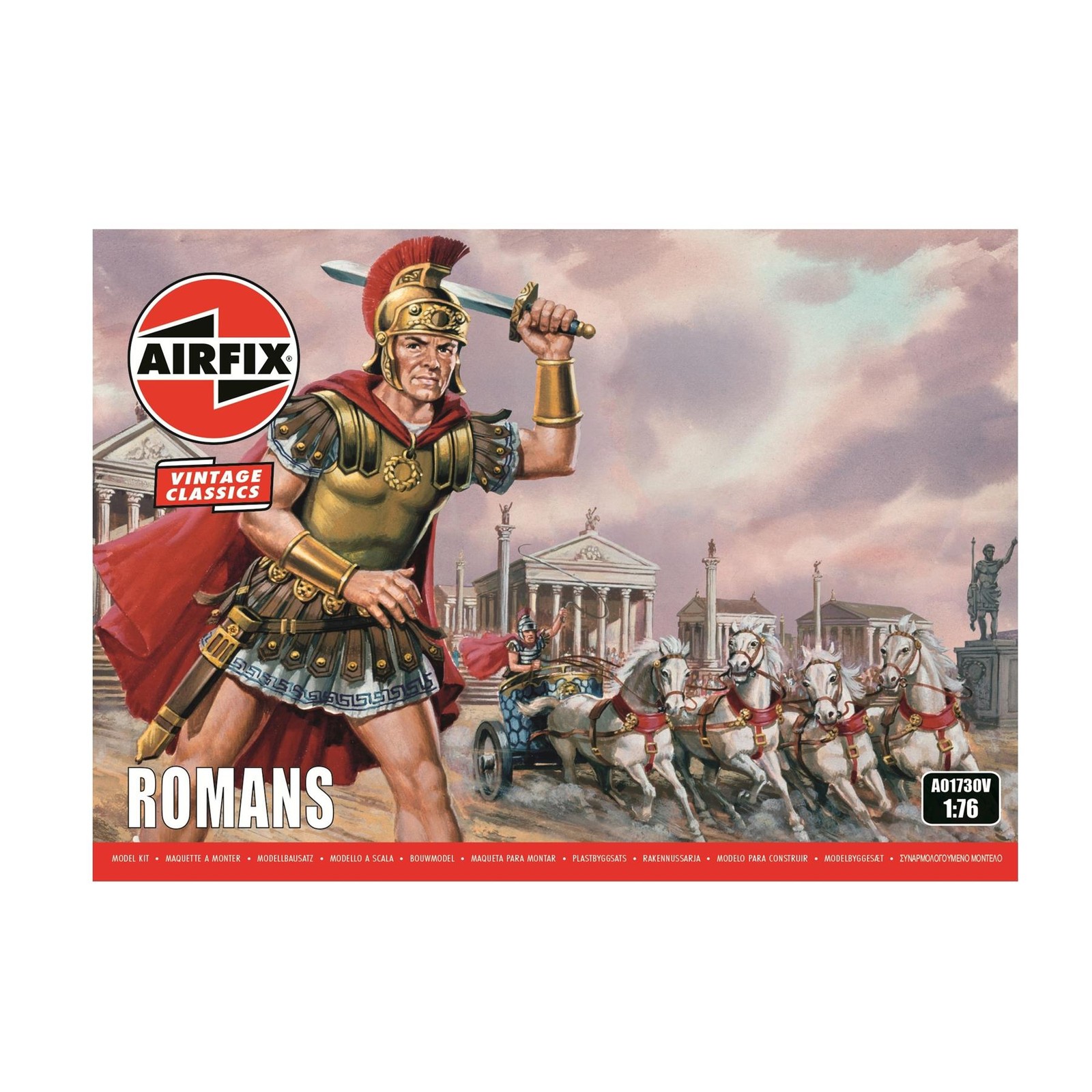 Airfix A01730V Romans Figures 1:76 Scale Model Kit Classic Vintage Collectable