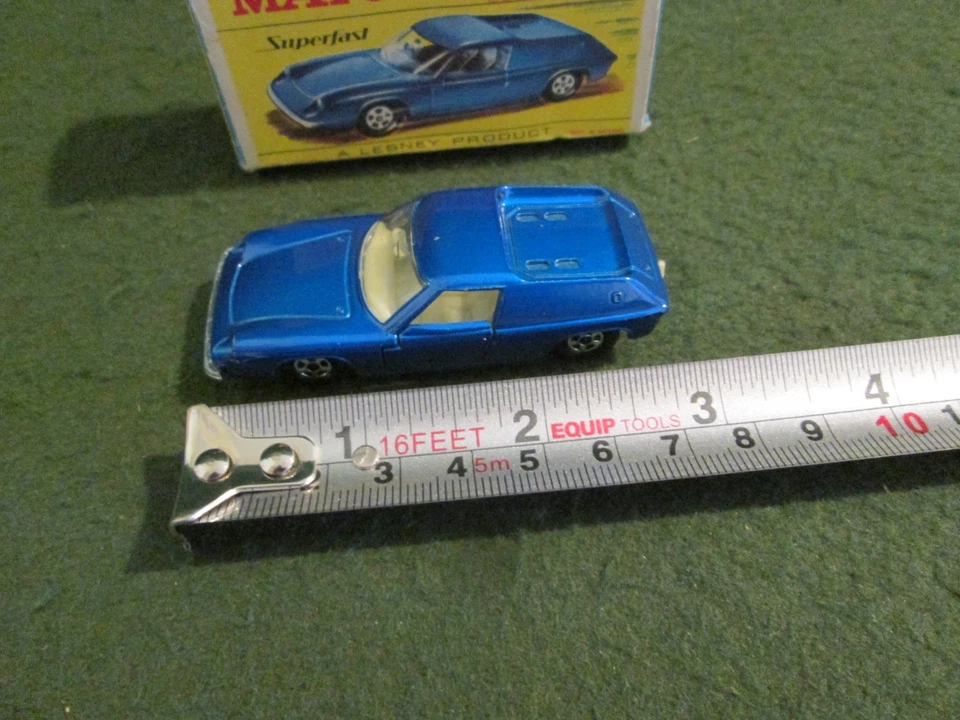 Boxed Lotus Europa Diecast Model Car - Vintage Matchbox Superfast Series No. 5 - Image 2 of 4