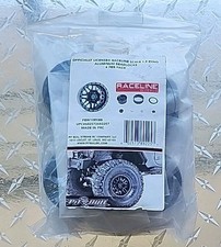 Pit Bull Tires 1.9 Raceline Ryno Alum Wheels Blk 4 Pbw19rybb