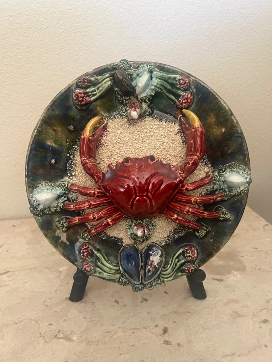 Majolica Crab Plate for sale | eBay