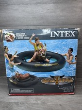 Intex Inflatabull Bull Riding Rodeo Water Pool Tube 7ft 10"x6ft 5"x 2ft 8"