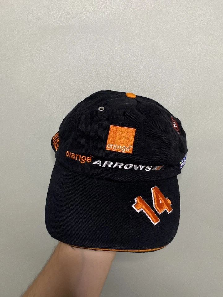 Orange Arrows A21 F1 Team # 14 Jos Verstappen Cap Official Footwork Vintage - Image 2 of 4
