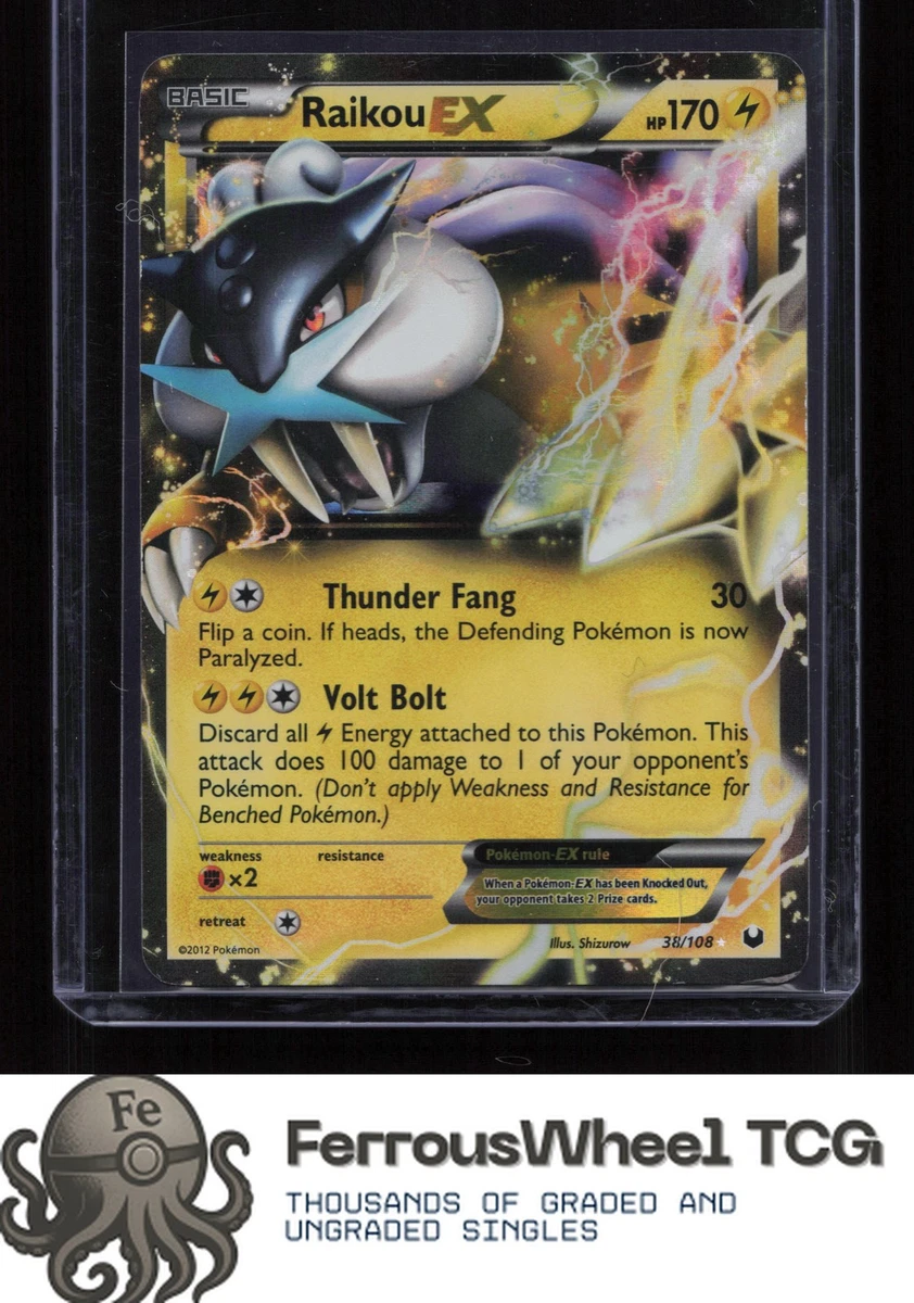 Raikou ex Pokémon TCG Cards for sale