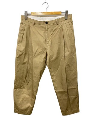 WAIPER Slacks Pants L Cotton BEG Plain WILA-PT-Z ALMW by WAIPER Ventile