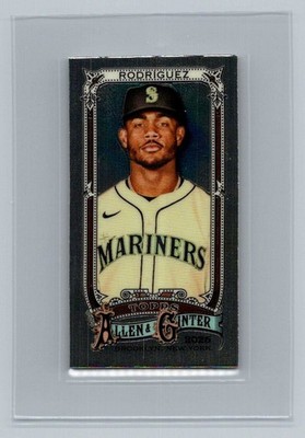 2025 Topps Allen & Ginter Chrome Mini #70 Julio Rodriguez Seattle