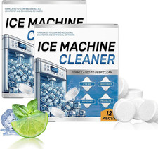 Ice Machine Cleaner Maker Descaler - 24 Ice Maker Cleaner Tablets, Compatible wi