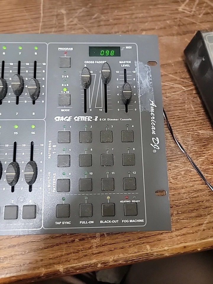 American DJ Stage Setter 8- 8 Channel Dimmer Console - Image 2 of 4
