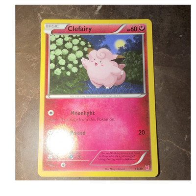 2014! Pokémon Clefairy 19/30 Basic 60 HP 20 Attack Naoyo Kimura