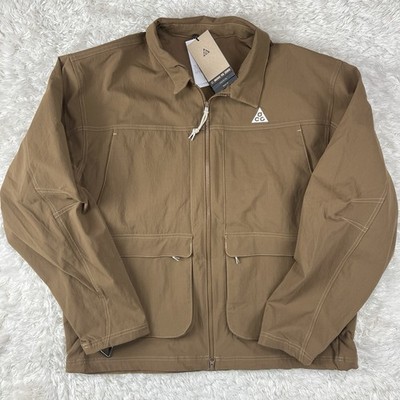 〈NIKE ACG〉ダウンジャケット　茶色　XL 刺繍デザイン希少カラー Nike ACG 