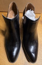 Damen Boots Neu 40 Jeffrey Campbell Schwarz Leder Stiefeletten