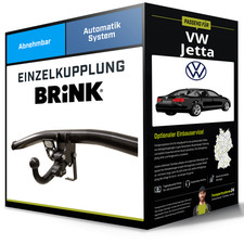 Abnehmbare Anhängerkupplung für VW Jetta 08.2005-12.2010 III Typ 1K2 Brink NEU