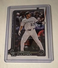 2025 Topps Update Series - Braxton Fulford Rookie #US123 Colorado Rockies