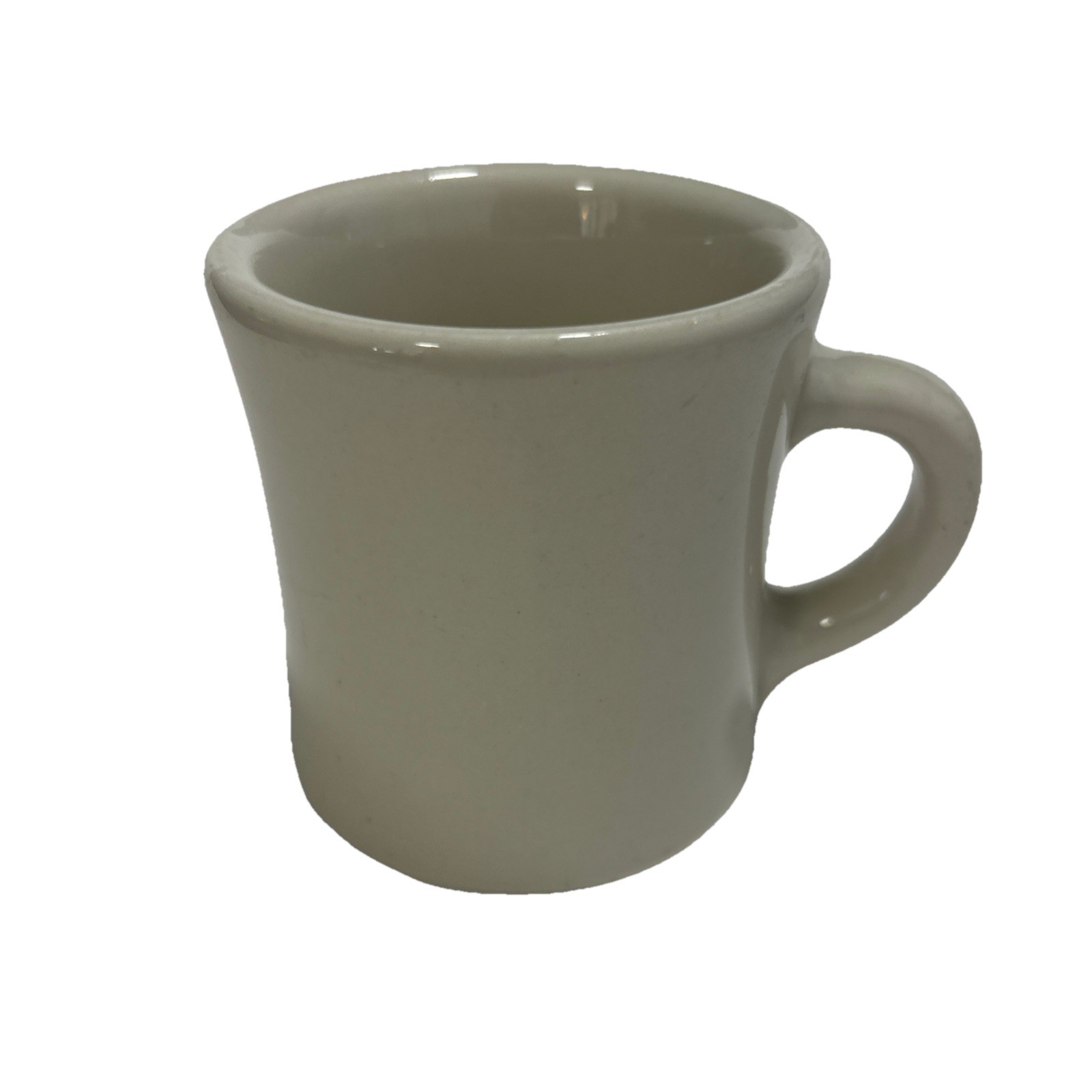 Vintage Victor NY Mug Restaurant Ware Heavy Diner Coffee Cup Beige 3.5