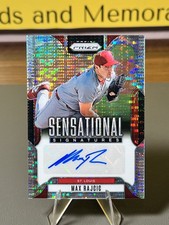2025 Panini Prizm - Sensational Signatures Max Rajcic, Max Rajcic #SS-MR Pulsar