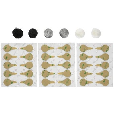 Rycote Lavalier Microphone Covers (6-Pack) (Black/Green/White) [Official Japane_