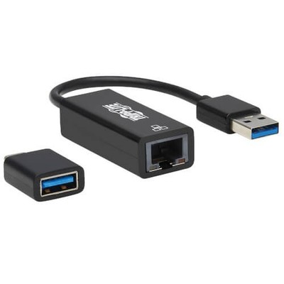 Eaton Tripp Lite Series USB-C, USB-A to RJ45 Gigabit Ethernet Network Adapter (2