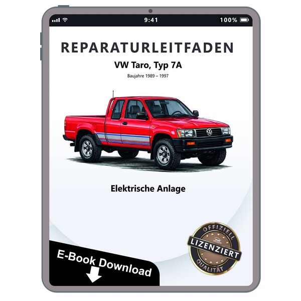 VW Taro 7A (89-97) Elektrische Anlage Elektrik Schaltplan Reparaturanleitung PDF-image
