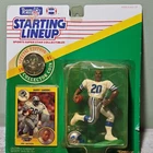 Kenner Starting Lineup Barry Sanders NFL Figure Helmet Collector Coin Card 1991