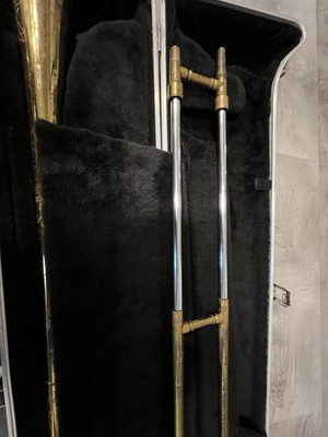 Vintage Holton TR-602 Trombone Brass Lacquered Finish w/ Case & Mouthpiece