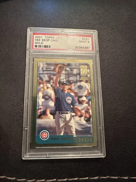 2001 Topps Traded & Rookies - Hee Seop Choi #T231 Gold /2001 (RC)