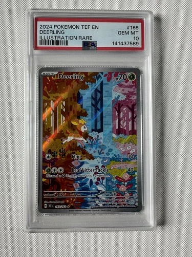 Deerling - Pokemon Temporal Forces 165/162 Illustration Rare - PSA 10