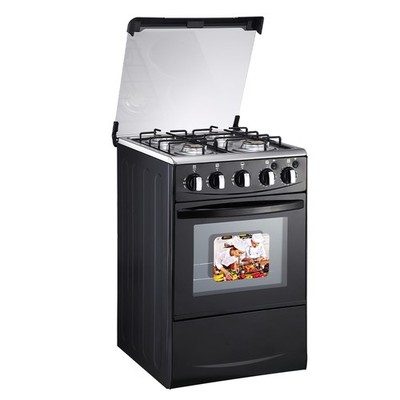 20-inch LPG (Propane) Gas Range, 4-Burner Cooktop with 62L Oven, 201 Stainles...
