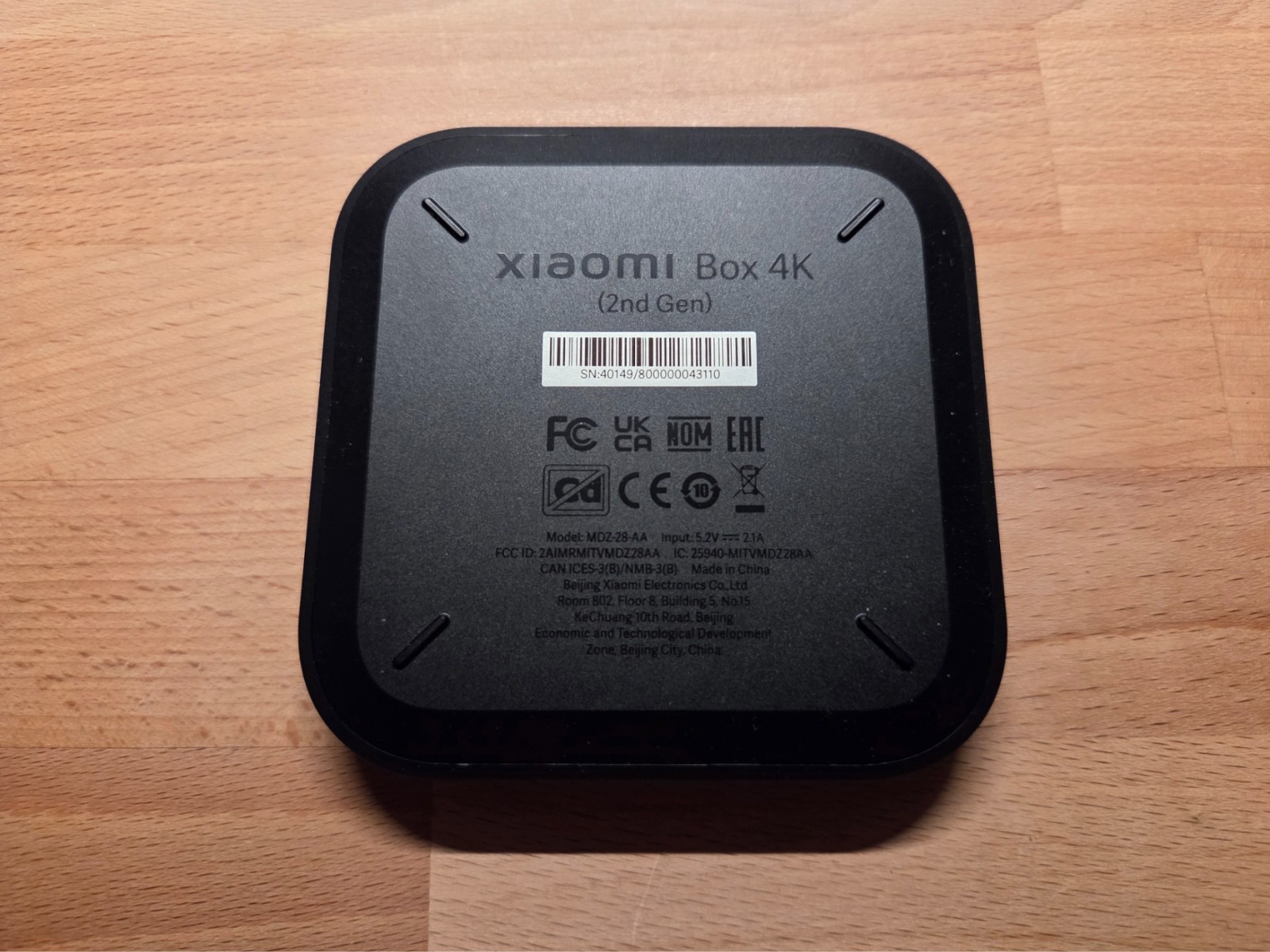 Xiaomi Mi Box S 2nd Gen 4K Android TV HDR Wireless Smart Streaming ...