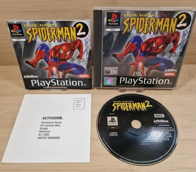 Spider-Man 2: Enter Electro Sony PlayStation 1 PAL Excellent Condition - Image 1 of 4