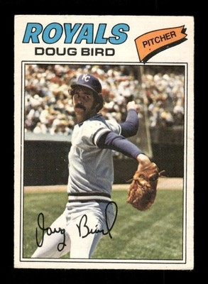 1977 O-Pee-chee 191 Doug Bird  VGEX  dead centered  BXCP57