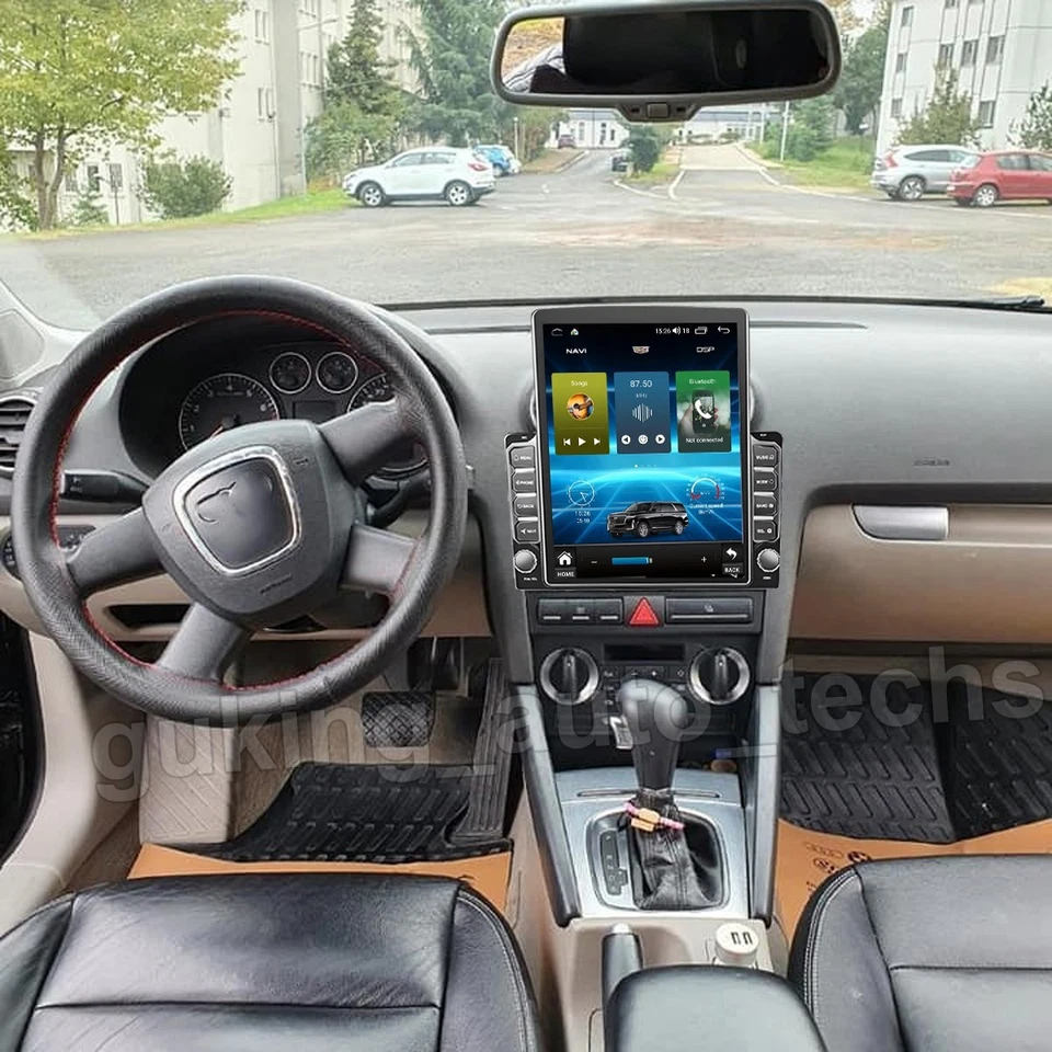 Radio estéreo de coche GPS + cámara 9,7" inalámbrica CarPlay Android 13 para Audi A3 2006-2013 Foto 3 de 4