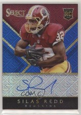 2014 Panini Select Rookie Auto Blue Mojo Prizm 10/10 Silas Redd #RA-SR Auto 0c2