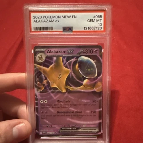 PSA 10 2023 Pokemon TCG Alakazam ex 188/165 SV151 Ultra Rare Holo EN