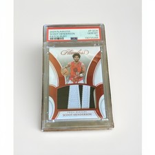 Panini 2024-25 Flawless Patches Scoot Henderson #P-SCH Ruby/10 PSA 10