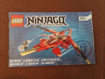 LEGO Ninjago 70721 Kai Fighter vollständig inkl. Anleitung