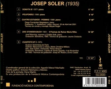 DIEGO FERNÁNDEZ MAGDALENO/JANE MANNING/EULÀLIA SOLÉ/SCHOENBERG QUARTET OF PARIS