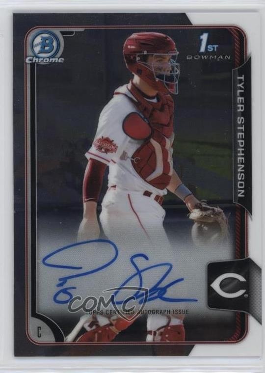 2015 Bowman Draft Chrome Draft Pick Auto Tyler Stephenson #BCA-TS Auto xi6