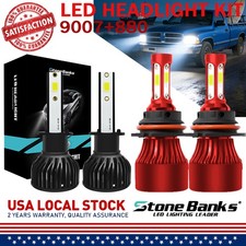 For Dodge RAM 1500 2500 3500 1994-2001 LED Headlight High/Low  Fog Lights Bulbs