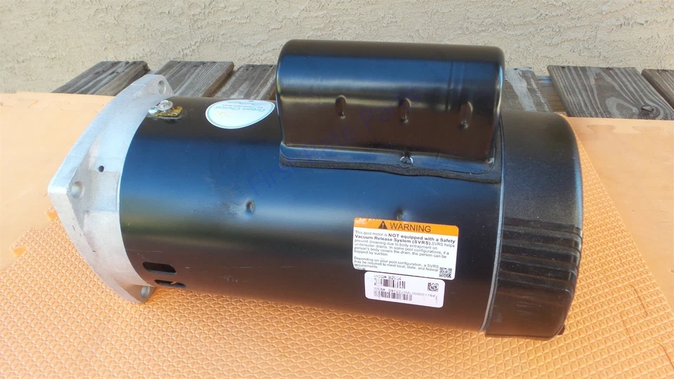 Century B2984 Pool Motor 7-196445-05 AO Smith B984 Spa 2HP 230 Pump Square 3450 - Image 4 of 4