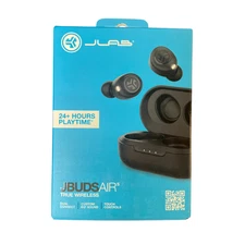 JBUDSAIR True Wireless Signature Bluetooth Earbuds by JLab + Charging Case