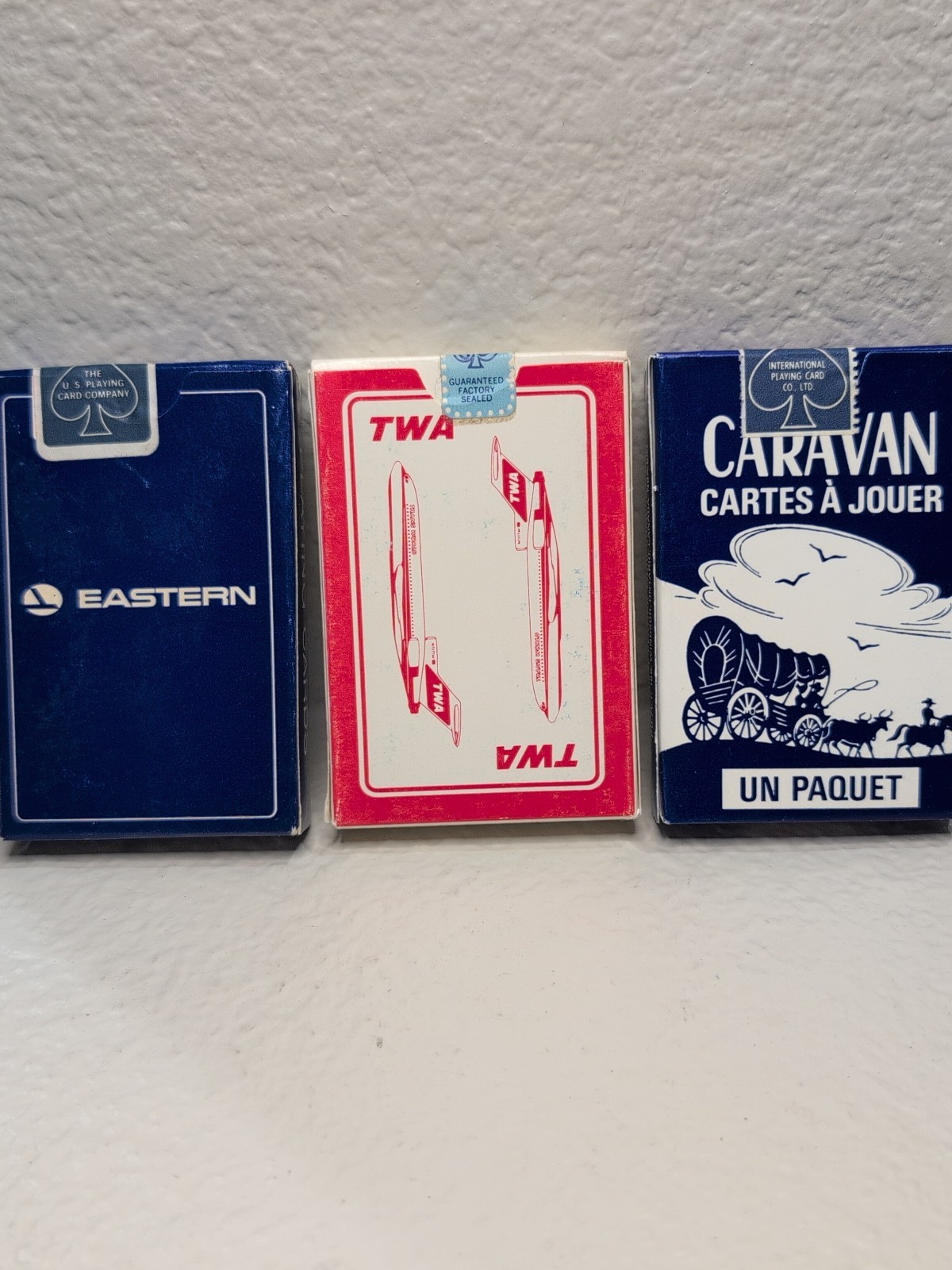 Caravan Cards Pattern Vintage Eastern TWA & Caravan Souvenir Playing Cards FACTORY SEALED ...