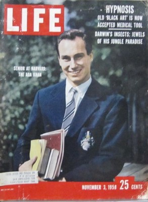 Life Magazine  November 3, 1958 Aga Khan